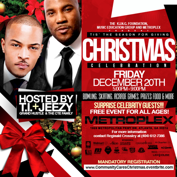 T.I. JOINED BY JEEZY TO HOST TIS THE SEASON FOR GIVING