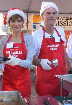 Lisa Rinna and Harry Hamlin