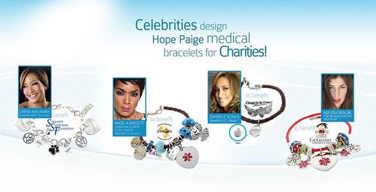 Hope Paige Celebrity Charity Bracelets.