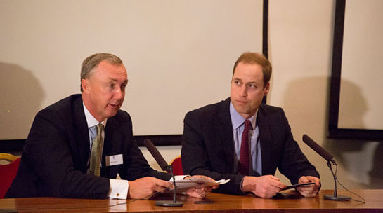 The Duke of Cambridge attends a symposium at ZSL