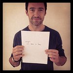 Hugh Jackman Takes Selfie For Everyone Matters Campaign