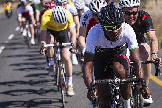 Nicholas Dlamini Rides For EJAF