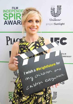 Sarah Michelle Gellar calls ACTION! to create a brighter future for children