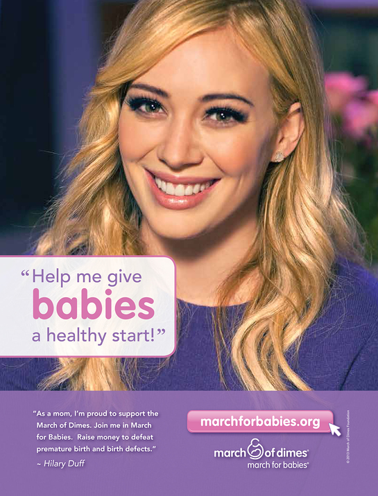 Hilary Duff for March Of Dimes