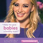 Hilary Duff Supports March Of Dimes