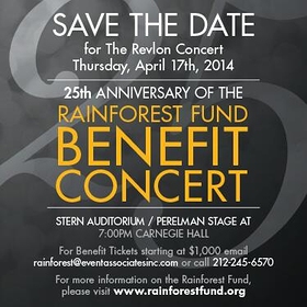 Rainforest Fund Benefit 2014