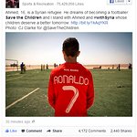 Cristiano Ronaldo Tweets Support For Syrian Children