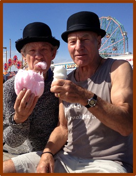 Sir Ian McKellen and Sir Patrick Stewart