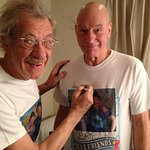 Sir Ian McKellen And Sir Patrick Stewart Help The Hungry