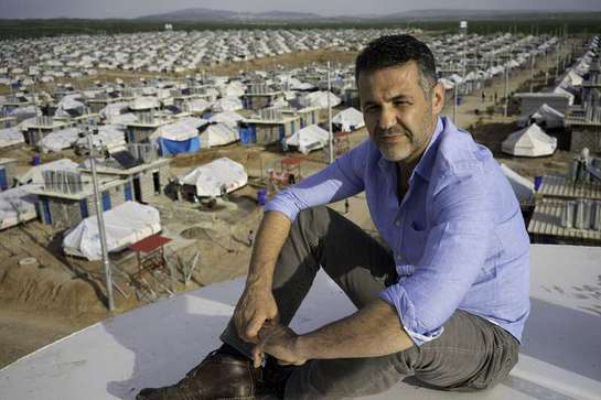 Khaled Hosseini gets a bird's eye view of Darashakran Refugee Camp