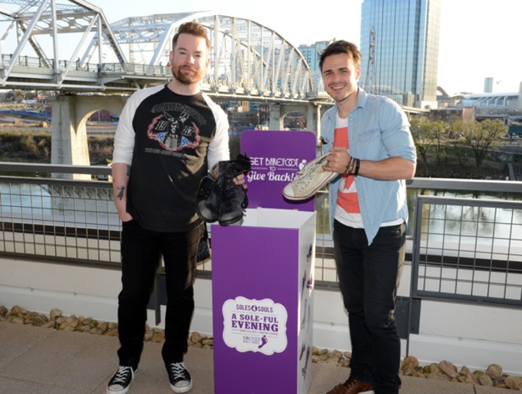 David Cook And Kris Allen Donate Their Shoes To Soles4Souls