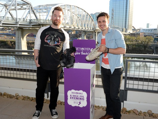 David Cook And Kris Allen Donate Their Shoes To Soles4Souls David Cook And Kris Allen Donate Their Shoes To Soles4Souls