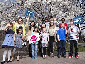  Bridgit Mendler joins kids from across America in the launch of Save the Children's #BabySitIn Campaign