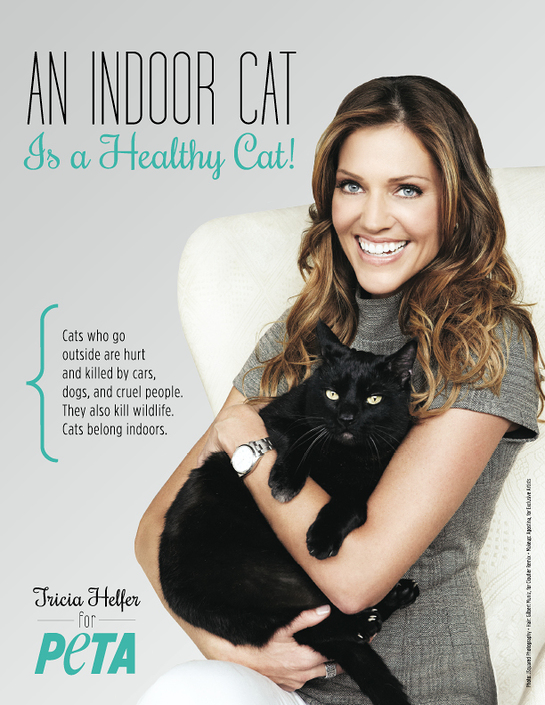 Tricia Helfer's PETA Ad