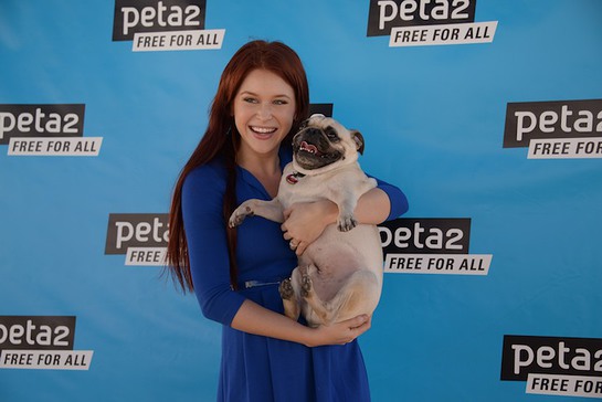 Renee Olstead and Friend