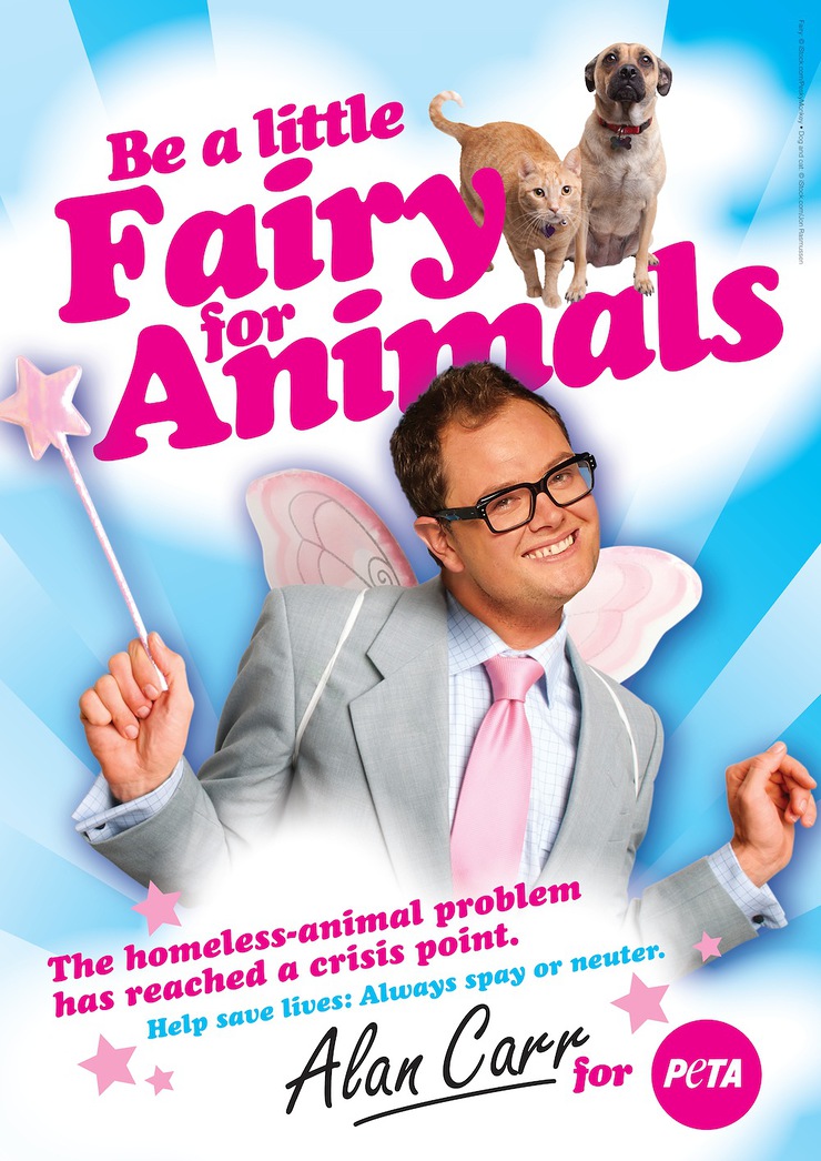 Alan Carr Is An Angel For Animals