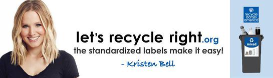Earth Week 2014 - Recycle Across America Encourages Americans to Recycle Right