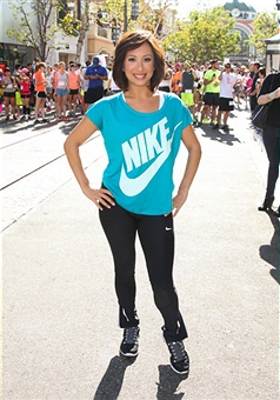 Cheryl Burke hosts We Run The Grove at The Park at The Grove on April 26