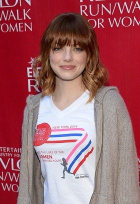 Emma Stone at the 17th Annual EIF Revlon Run/Walk for Women