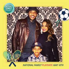 Lala Anthony - Active Family Project's National Family Playdate