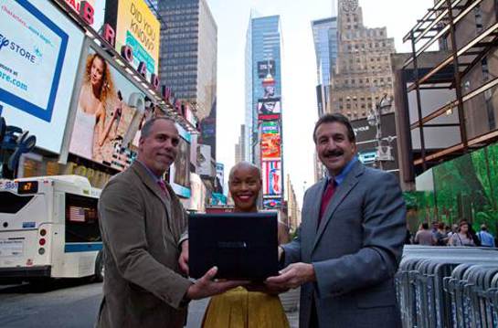 Eddie Temistokle; Valisia LeKae; and Dr. David Fishman