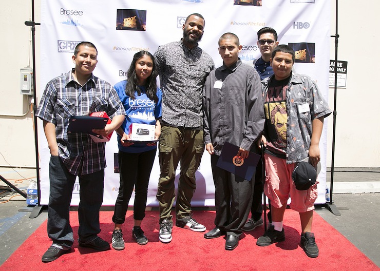 The Game with kids on the Red Carpet
