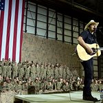 Brad Paisley Joins President Obama In Afghanistan