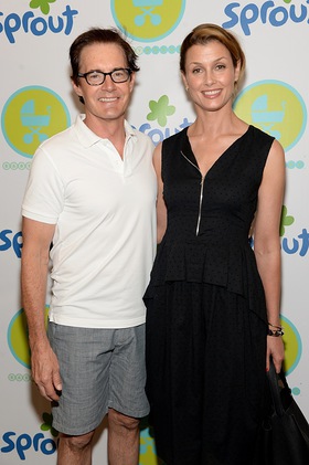 Kyle MacLachlan and Bridget Moynahan attend Bedtime Bash
