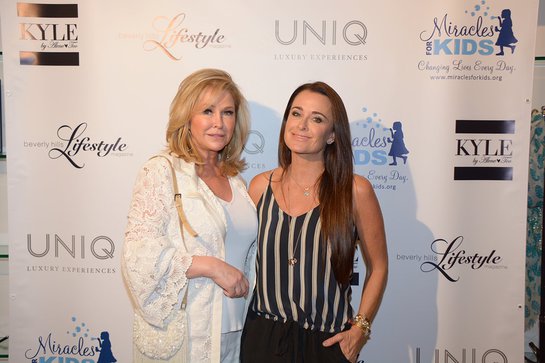 Kathy Hilton and Kyle Richards Attend Event For Miracles for Kids