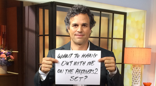 Hang Out With Mark Ruffalo On Avengers 2 Set