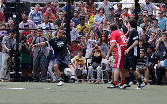 Steve Nash Plays At The Steve Nash Foundation Showdown Steve Nash Plays At The Steve Nash Foundation Showdown