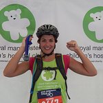 Gemma Atkinson Completes Great Manchester Cycle