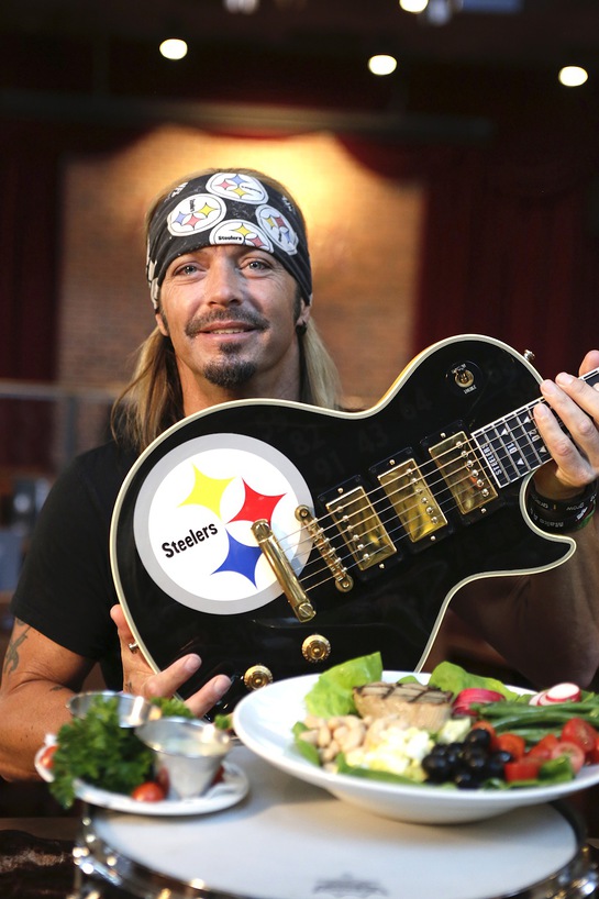 Bret Michaels celebrates his personal guitar donation to Hard Rock's world-famous memorabilia collection Bret Michaels celebrates his personal guitar donation to Hard Rock's world-famous memorabilia collection