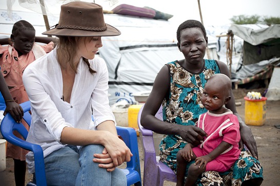 Keira Knightley In South Sudan