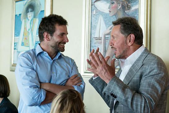 Bradley Cooper and Larry Ellison