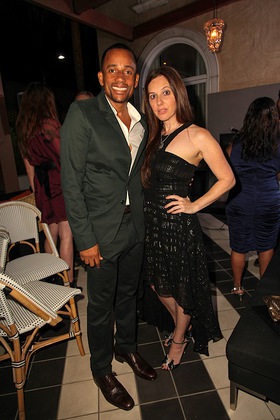 Hill Harper and Amy Malin