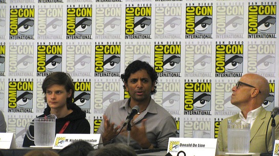 M Night Shyamalan at Comic Con