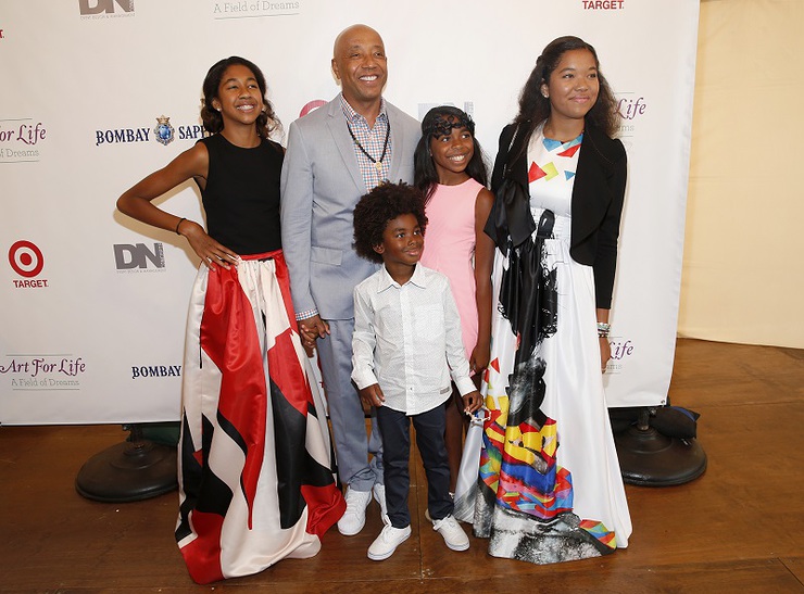 Russell Simmons And Family