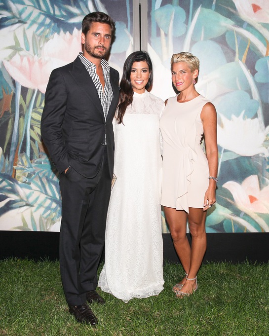 Scott Disick, Kourtney Kardashian and Jessica Seinfeld Attend Baby Buggy Summer Dinner