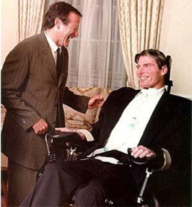 Robin Williams with Christopher Reeve