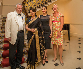 Sharmila Tagore, Kareena Kapoor Khan, Martin Bell OBE and UNICEF UK Deputy Executive Director, Anita Tiessen 