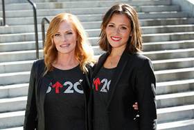 Marg Helgenberger and Italia Ricci