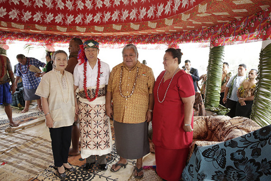 Tsunami-hit community honours Ban with chief title 