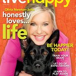 Olivia Newton-John Graces First Anniversary Cover Of Live Happy Magazine