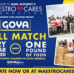 Goya Food Helps Marc Anthony's Charity