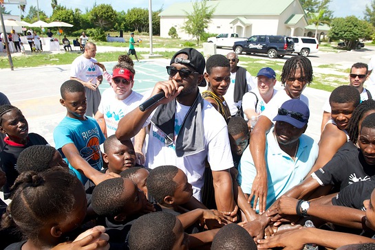 NBA's Dwyane Wade Joins The Sandals Foundation in Turks & Caicos to launch Game Changer