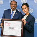 Victoria Beckham Named As UNAIDS International Goodwill Ambassador