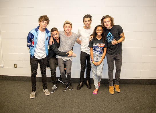One Direction With 14-year-old Alexus From Canada