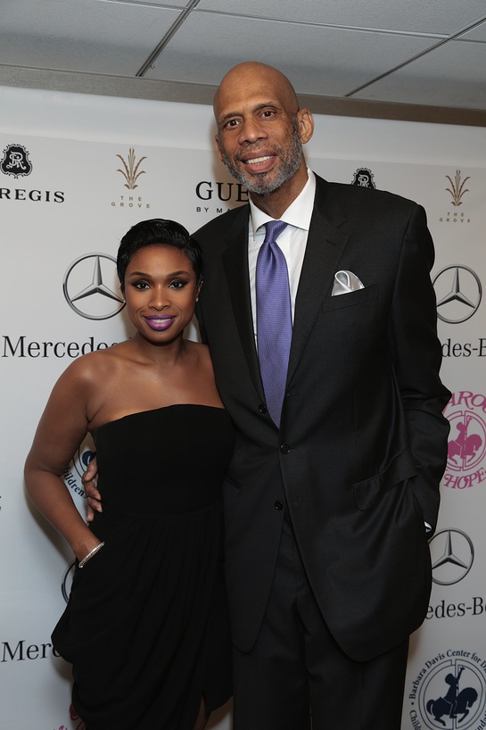 Jennifer Hudson And Kareem Abdul-Jabbar Jennifer Hudson And Kareem Abdul-Jabbar