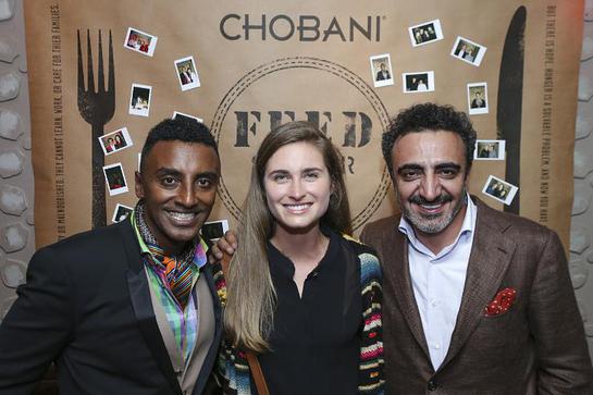 Chobani CEO Hamdi Ulukaya, right, FEED's Lauren Bush Lauren, center, and Chef Marcus Samuelsson Chobani CEO Hamdi Ulukaya, right, FEED's Lauren Bush Lauren, center, and Chef Marcus Samuelsson